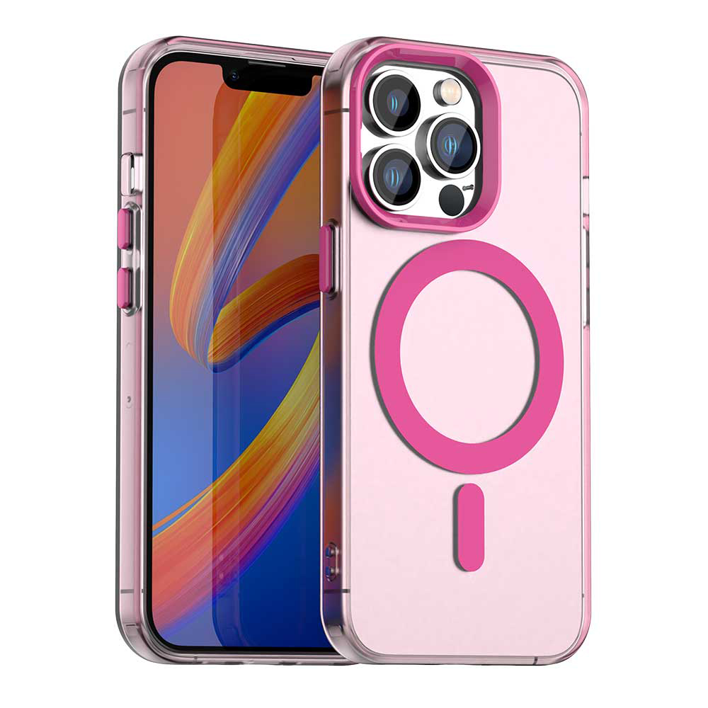 Techsuit - CandyCase MagSafe ochranný obal na iPhone 13 Pro Max - ružové KF2352278