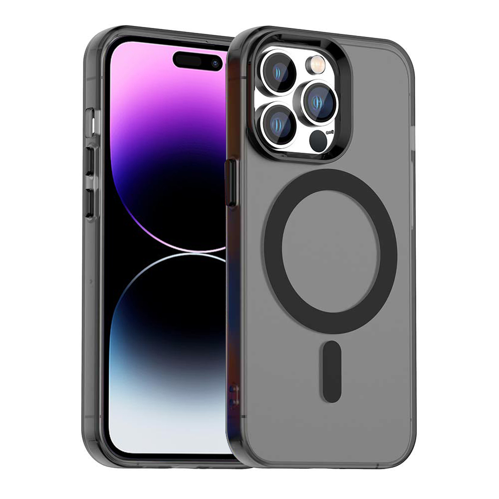 Techsuit - CandyCase MagSafe ochranný obal na iPhone 14 Pro Max - čierne KF2352296