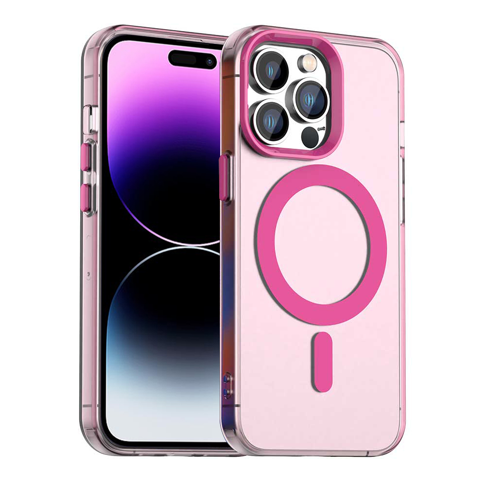 Techsuit - CandyCase MagSafe ochranný obal na iPhone 14 Pro Max - ružové KF2352298