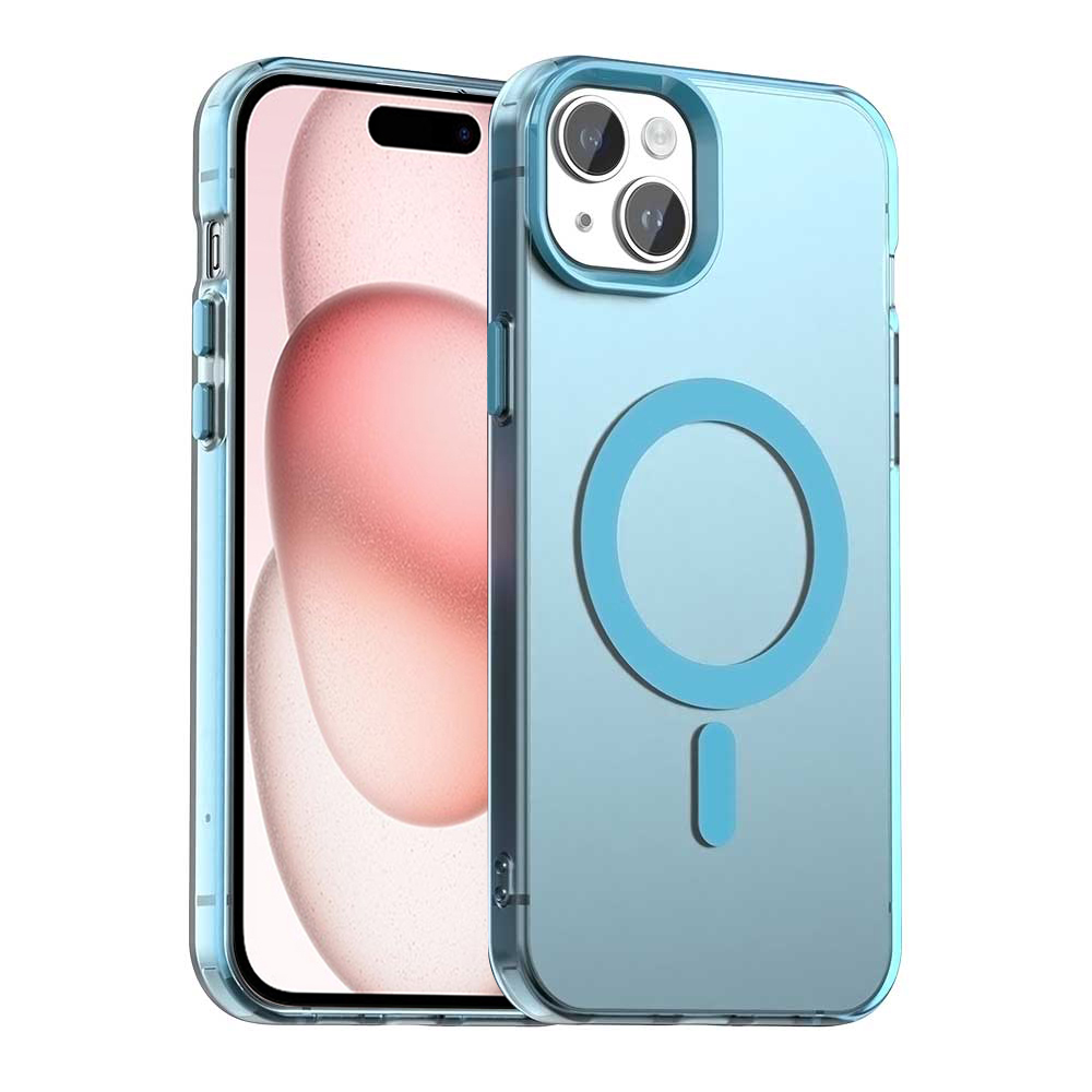 Techsuit - CandyCase MagSafe ochranný obal na iPhone 15 - modré KF2352304