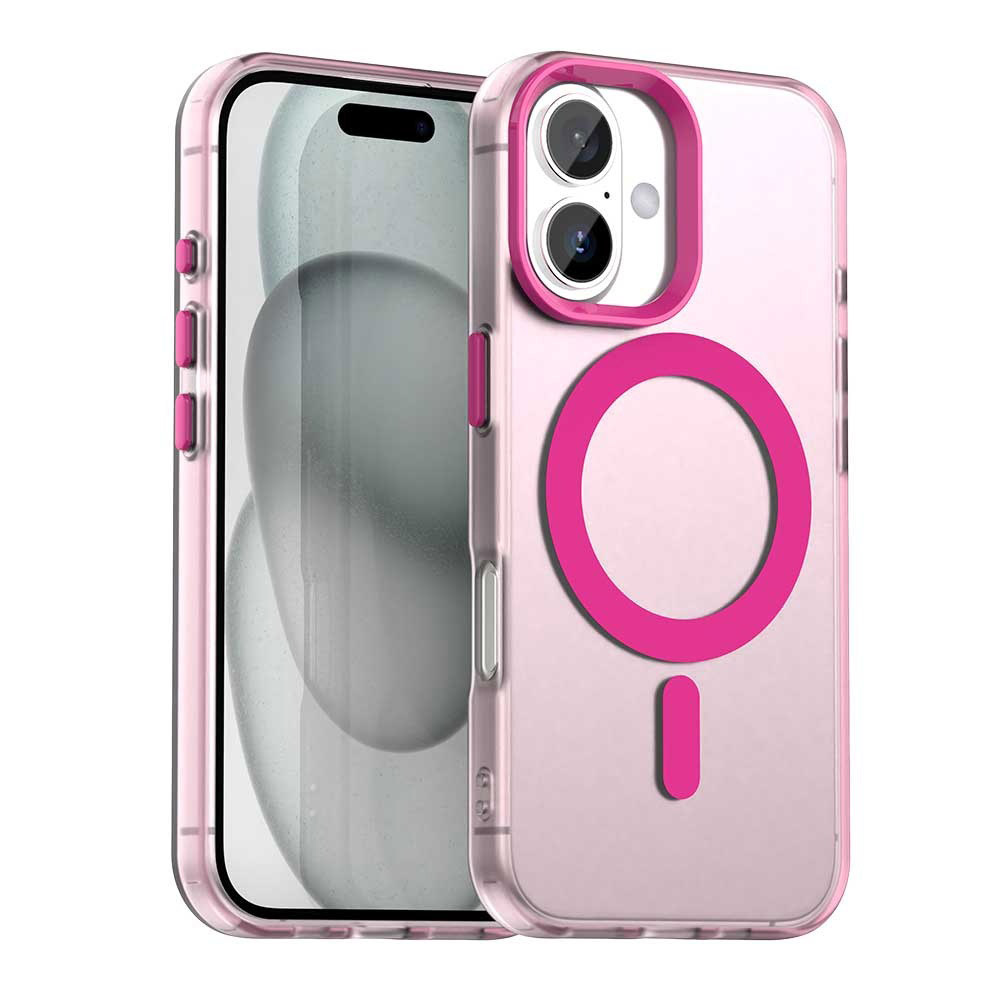 Techsuit - CandyCase MagSafe ochranný obal na iPhone 16 - ružové KF2352323