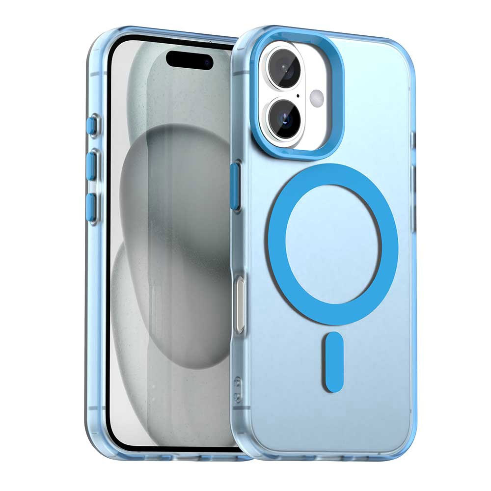 Techsuit - CandyCase MagSafe ochranný obal na iPhone 17 - modré KF2352344