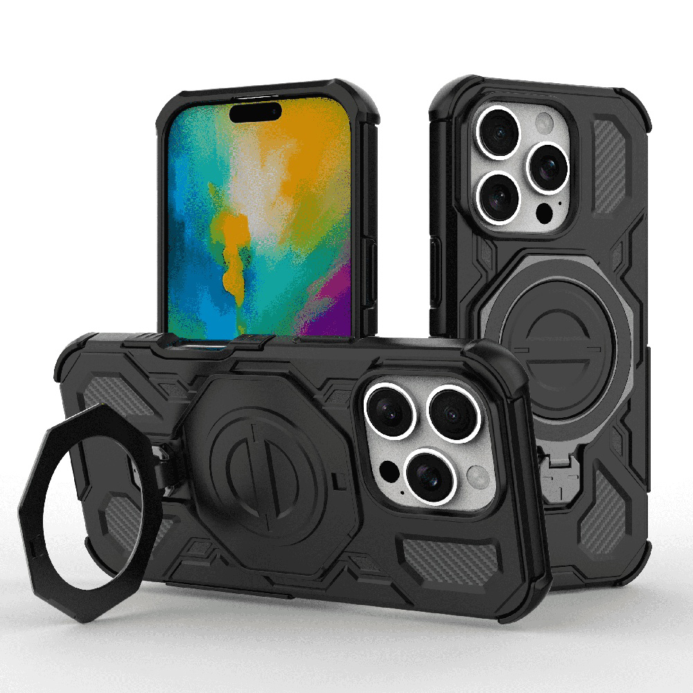 Techsuit - Carbon Shield PRO ochranný obal na iPhone 16 Pro Max - čierne KF2352703