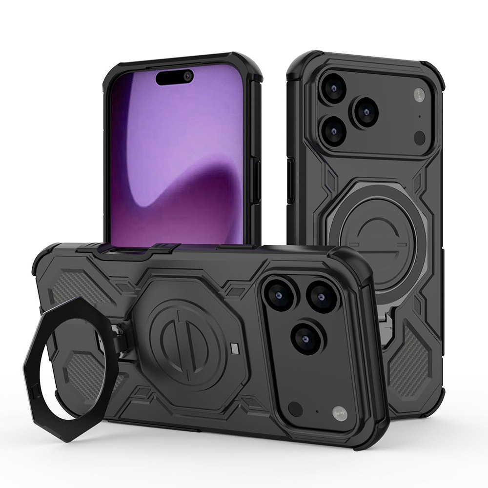 Techsuit - Carbon Shield PRO ochranný obal na iPhone 17 Pro Max - čierne KF2352721