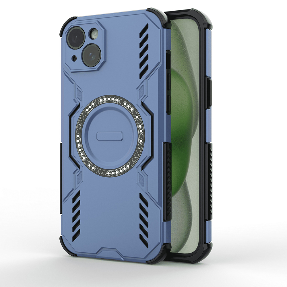 Techsuit - ArmorMag ochranný obal na iPhone 15 - modré KF2352958