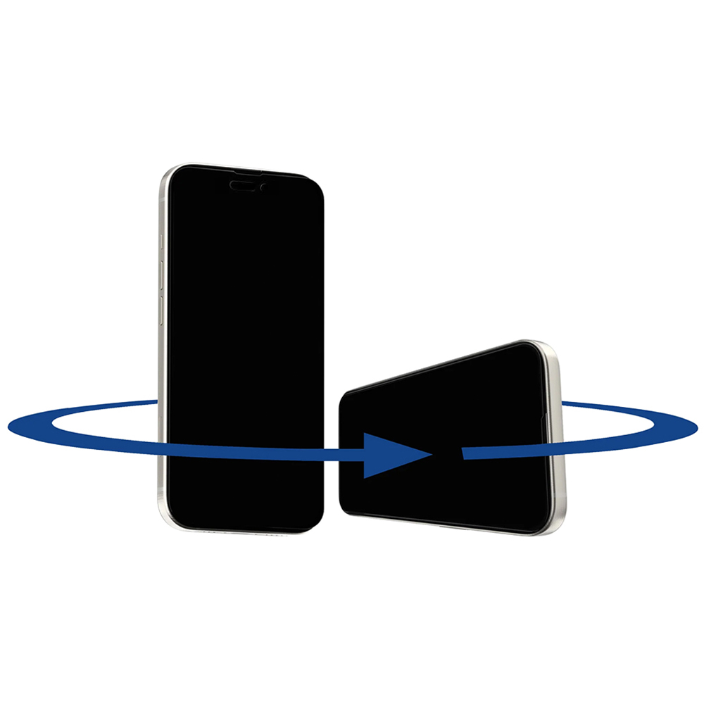 ANANK - 2.5D 360° Privacy ochranné sklo pre iPhone 14 Pro - čierna