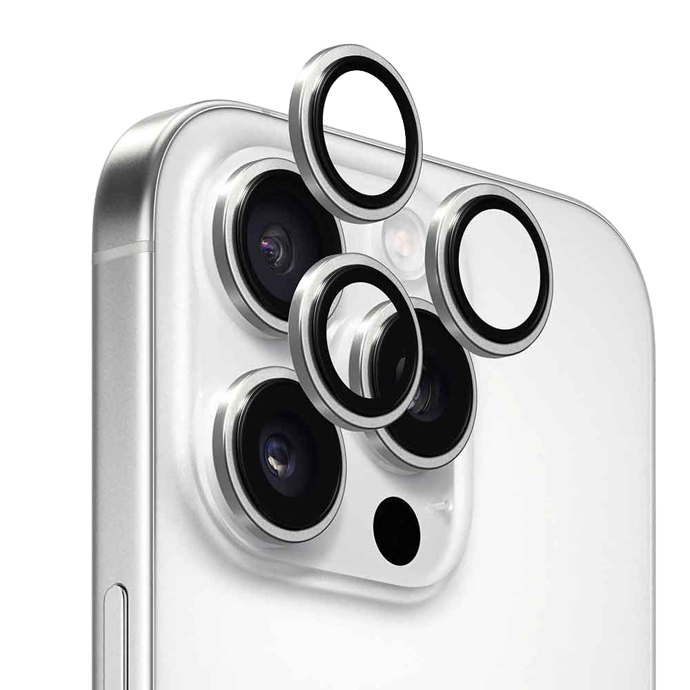 ANANK - AR ochrana objektívu pre iPhone 16 Pro / iPhone 16 Pro Max - strieborná KF2354004