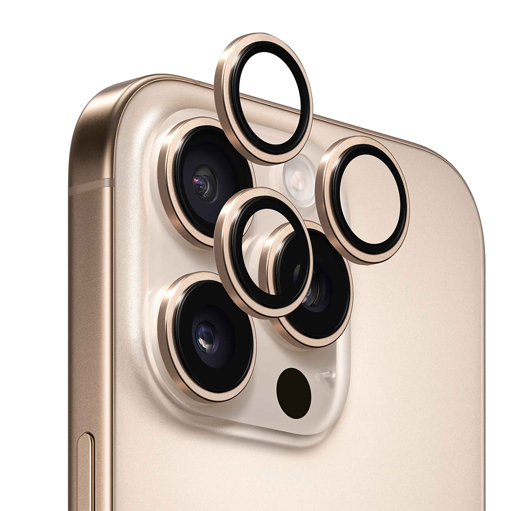 ANANK - AR ochrana objektívu pre iPhone 16 Pro / iPhone 16 Pro Max - púštna zlatá KF2354005