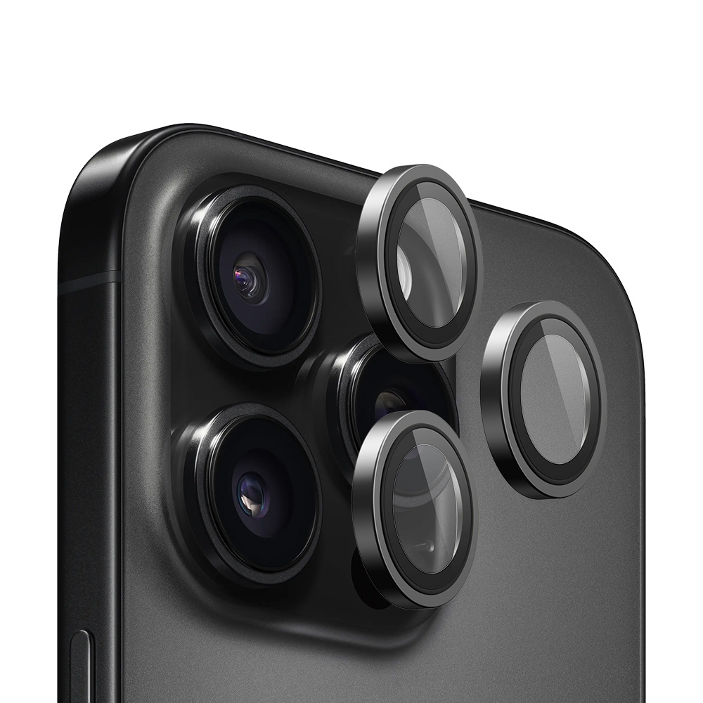 Blueo - 99 Anti-Reflective ochranné sklo objektívu pre iPhone 16 Pro / iPhone 16 Pro Max - čierny titán KF2354511