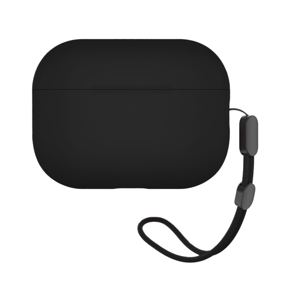 Blueo - Liquid Silicone ochranné puzdro pre AirPods Pro 2 - čierne KF2354610