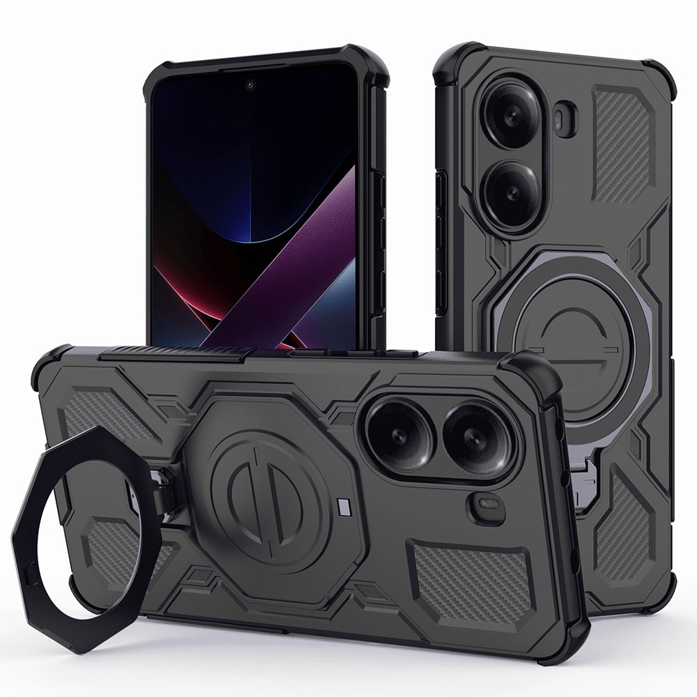 Techsuit - Carbon Shield PRO ochranný obal na Xiaomi Poco X7 Pro - čierny KF2352824