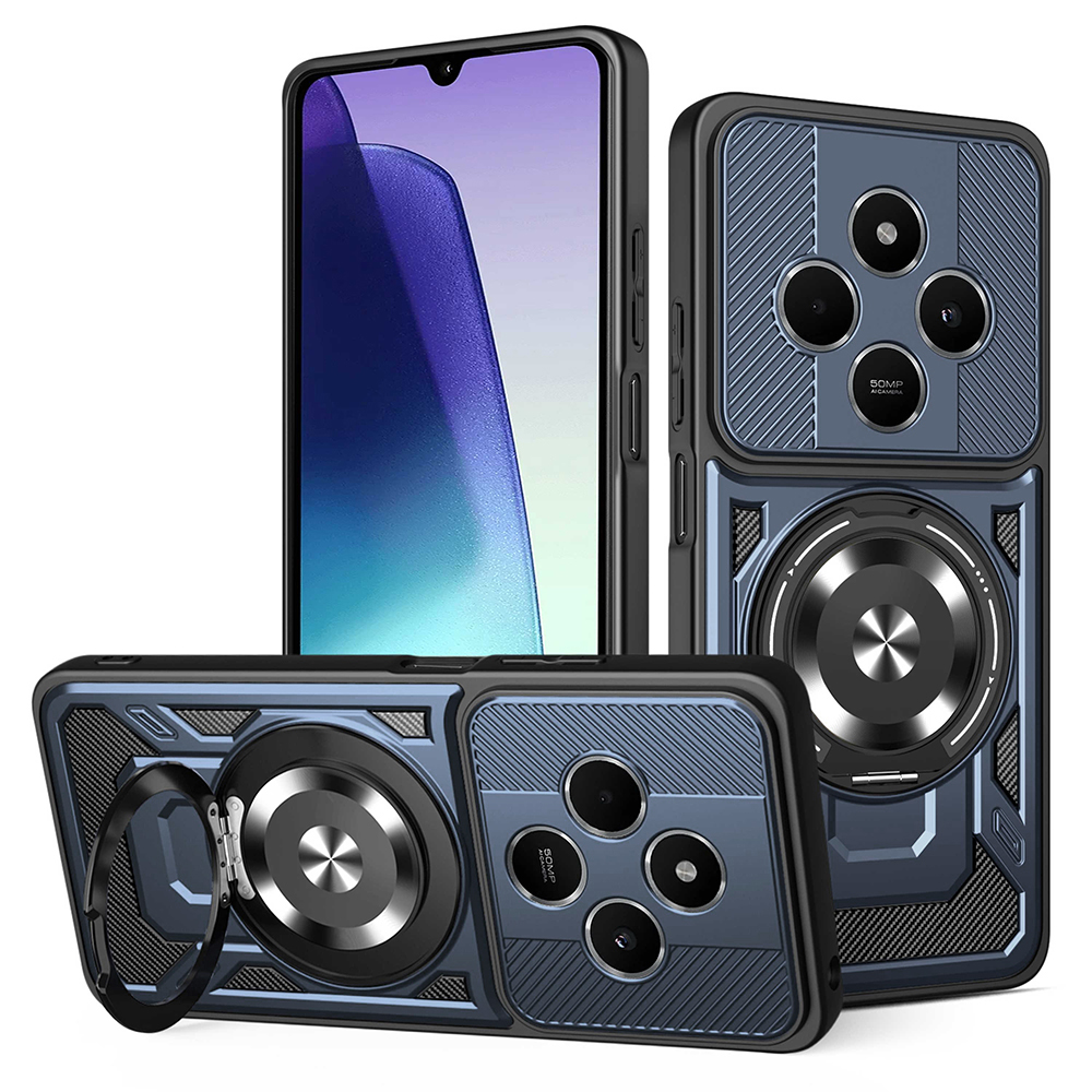Techsuit - RuggedCam ochranný obal na Xiaomi Redmi 14C / Poco C75 - modrý KF2353130