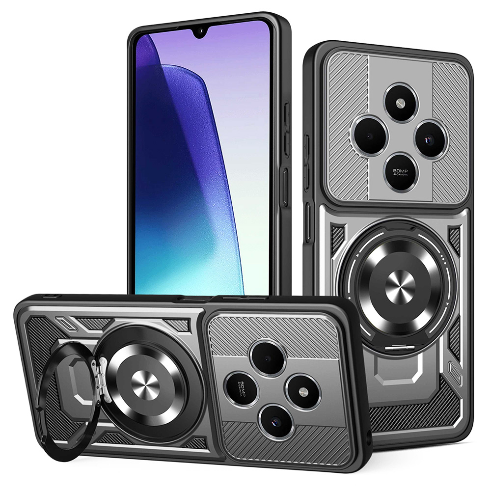 Techsuit - RuggedCam ochranný obal na Xiaomi Redmi 14C / Poco C75 - sivý KF2353131