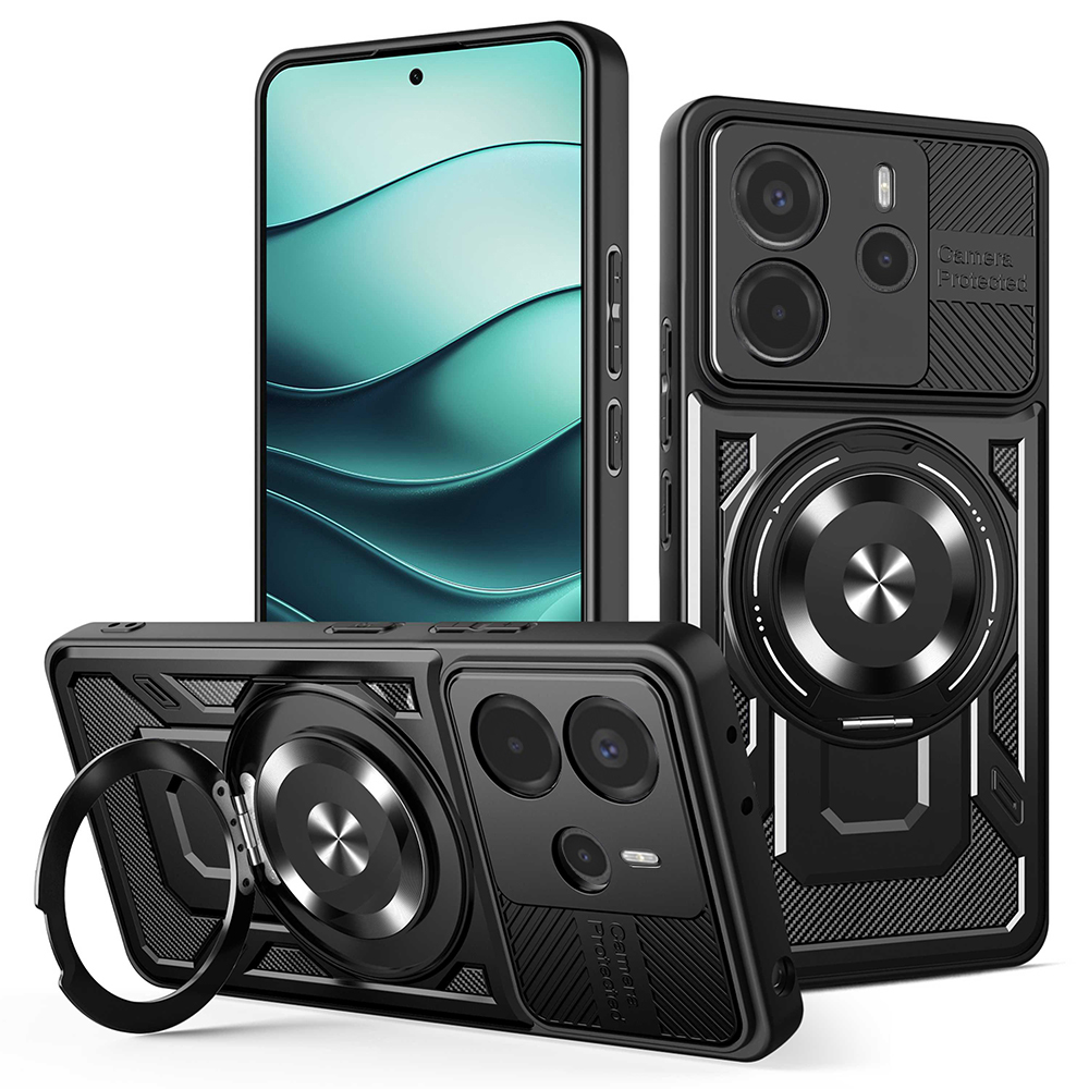 Techsuit - RuggedCam ochranný obal na Xiaomi Redmi Note 14 5G - čierny KF2353133