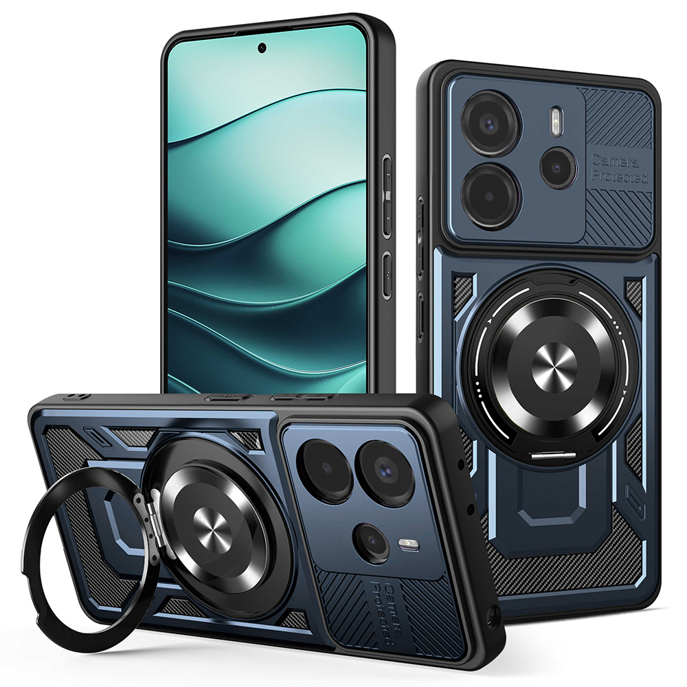 Techsuit - RuggedCam ochranný obal na Xiaomi Redmi Note 14 5G - modrý KF2353134