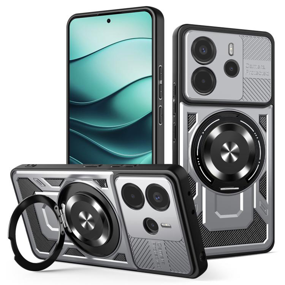 Techsuit - RuggedCam ochranný obal na Xiaomi Redmi Note 14 5G - sivý KF2353135