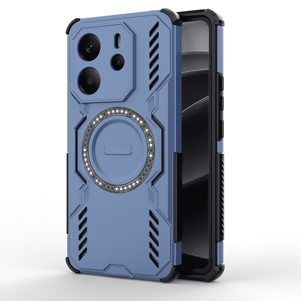 Techsuit - ArmorMag ochranný obal na Xiaomi Redmi Note 14 4G (Regional) - modré KF2353152