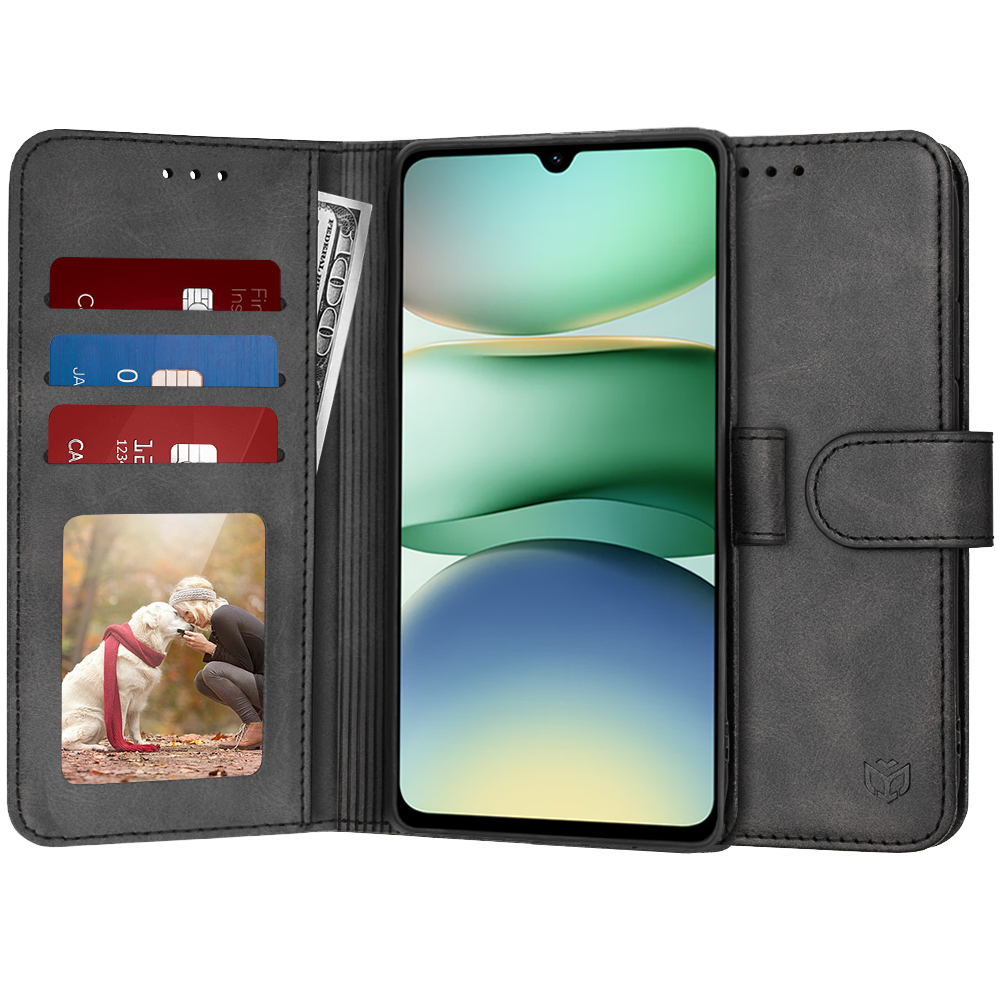 Techsuit - Diary Book ochranný obal na Xiaomi Redmi A5 4G (Regional) - čierny KF2353387