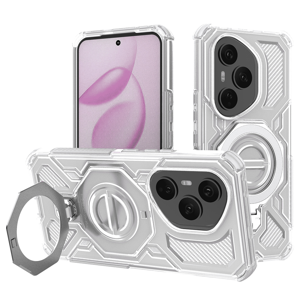 Techsuit - Carbon Shield PRO - Honor 400 Pro - White Transparent KF2352794