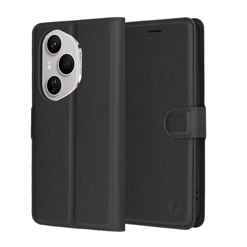 Techsuit - Leather Folio - Honor 400 Pro - Black KF2353265