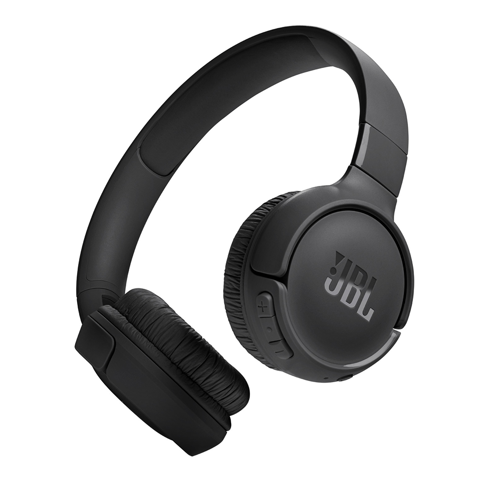 JBL - Wireless Headphones (Tune 520) - Bluetooth 5.3, Foldable, Microphone, Google Assistant, Siri - Black KF2315304