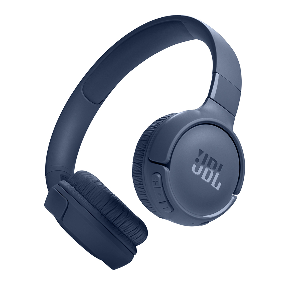 JBL - Wireless Headphones (Tune 520) - Bluetooth 5.3, Foldable, Microphone, Google Assistant, Siri - Blue KF2315307