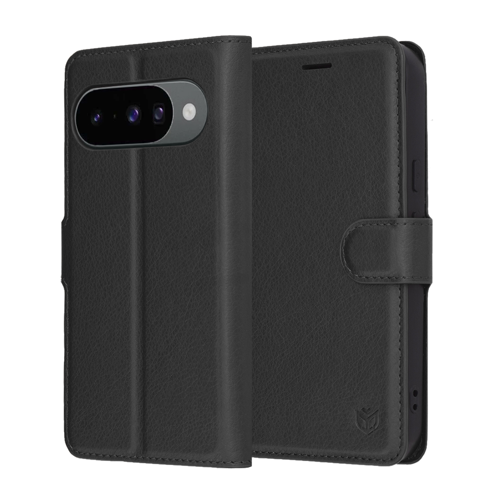 Techsuit - Leather Folio - Google Pixel 10 / 10 Pro - Black KF2347391