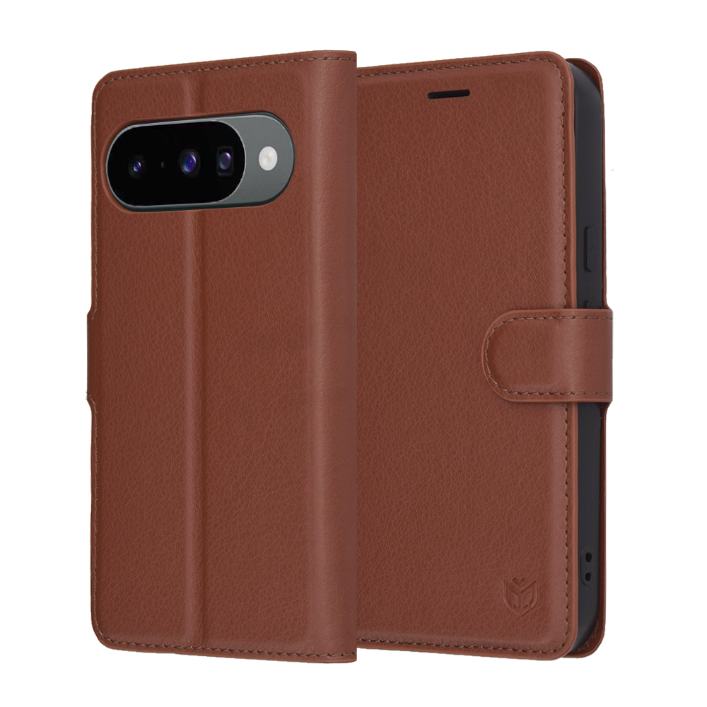 Techsuit - Leather Folio - Google Pixel 10 / 10 Pro - Brown KF2347392