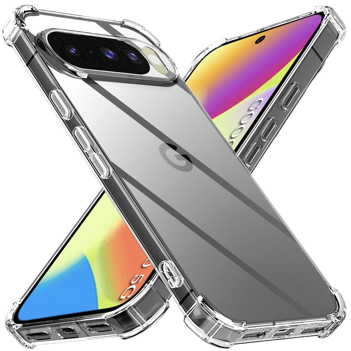 Techsuit - Shockproof Clear Silicone - Google Pixel 10 / 10 Pro - Clear KF2347411