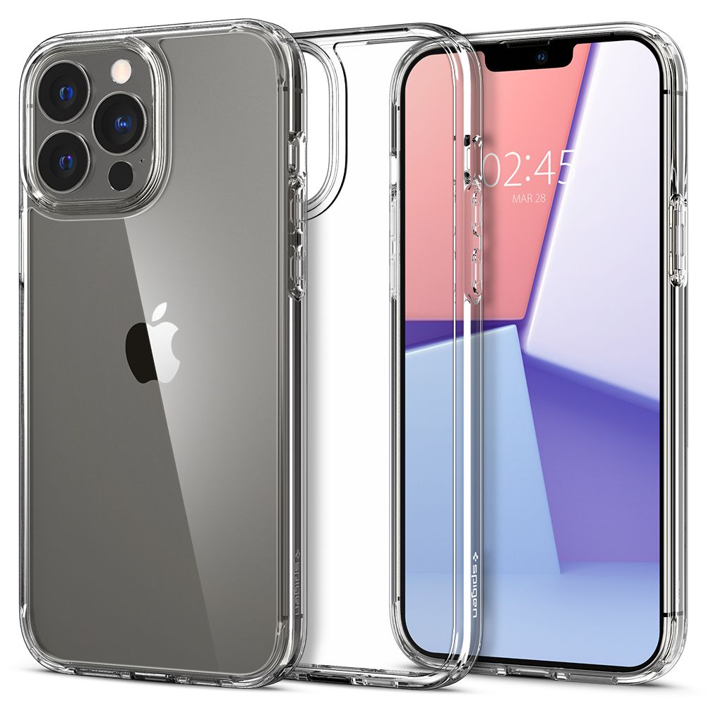 Spigen Ultra Hybrid ochranný obal na - iPhone 13 pro Max - transparentná KF237862