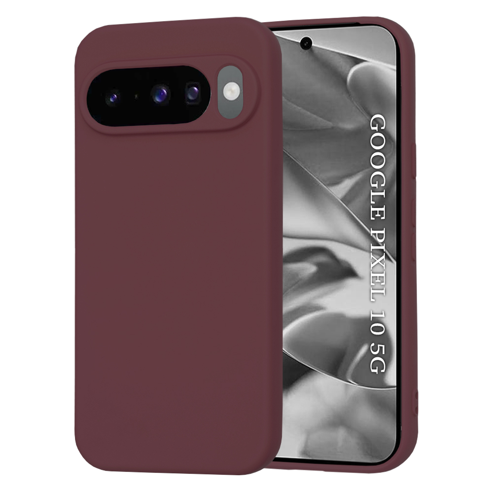 Techsuit - SoftFlex - Google Pixel 10 / 10 Pro - Plum Red KF2347434