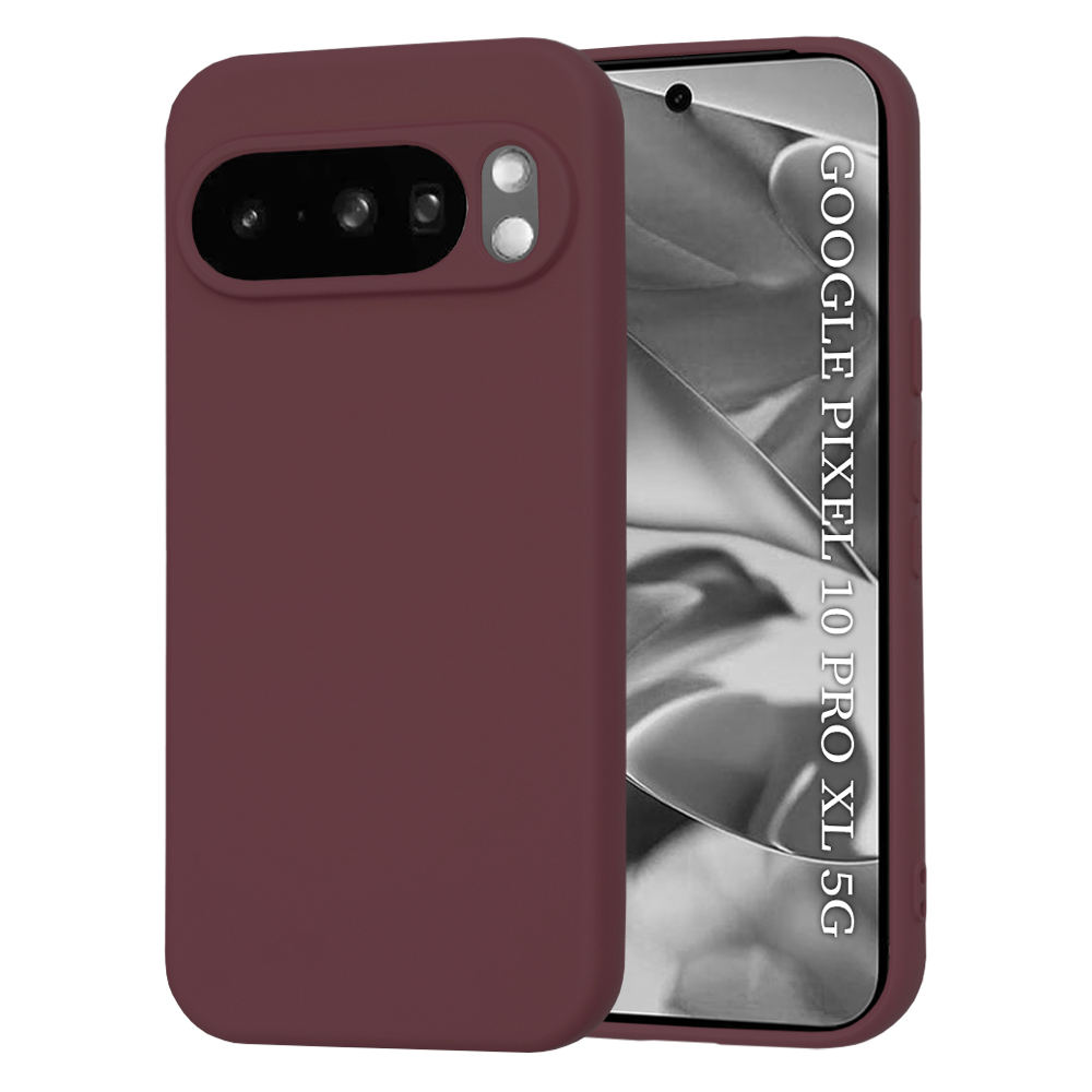 Techsuit - SoftFlex - Google Pixel 10 Pro XL - Plum Red KF2347442