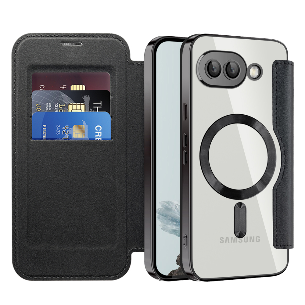 Techsuit - SmartMag Book Case - Google Pixel 9a - Black KF2352106