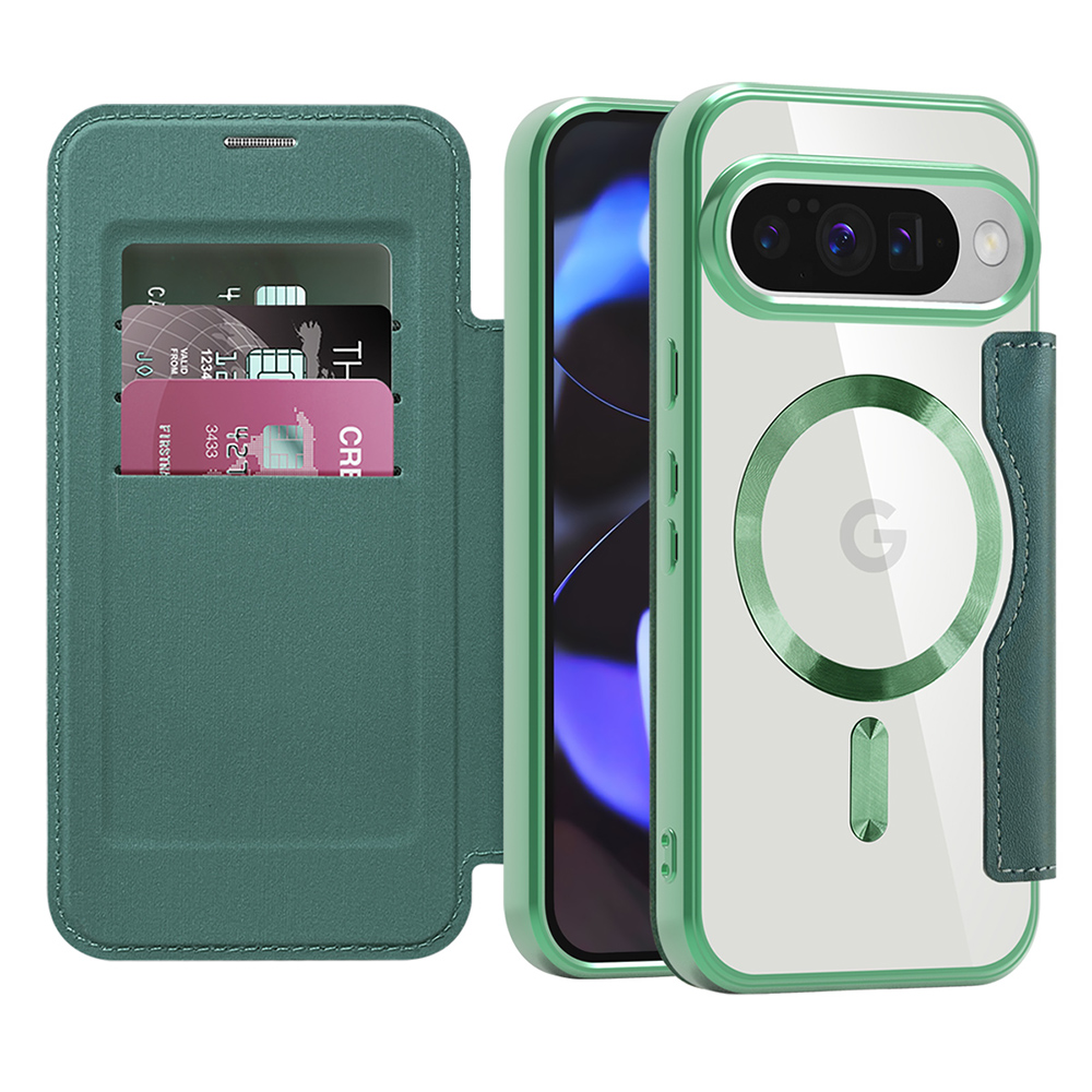 Techsuit - SmartMag Book Case - Google Pixel 10 / 10 Pro - Green KF2352117