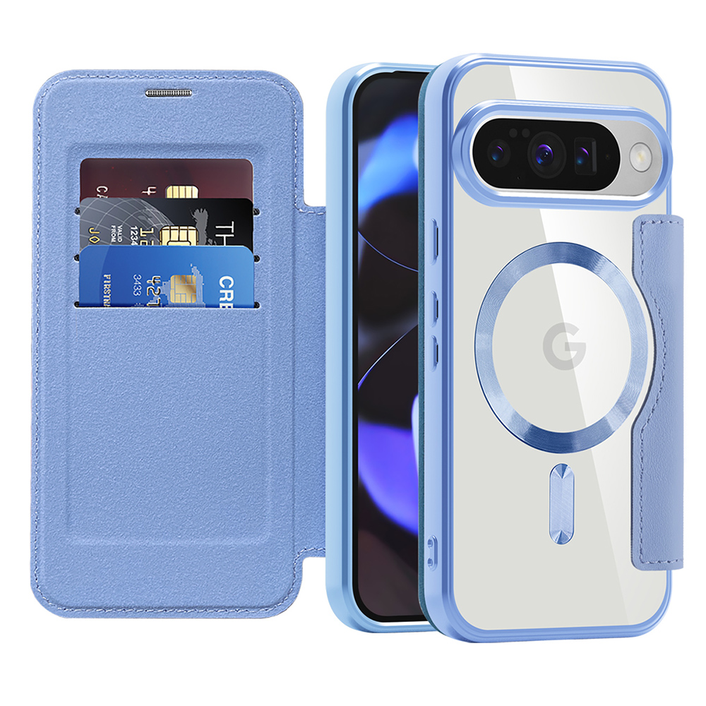 Techsuit - SmartMag Book Case - Google Pixel 10 / 10 Pro - Light Blue KF2352119