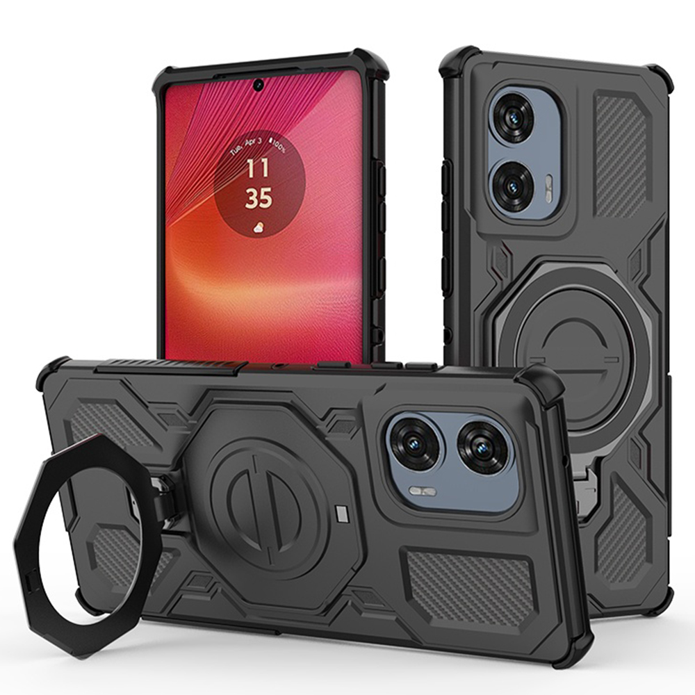 Techsuit - Carbon Shield PRO - Motorola Edge 50 Fusion - Black KF2352842