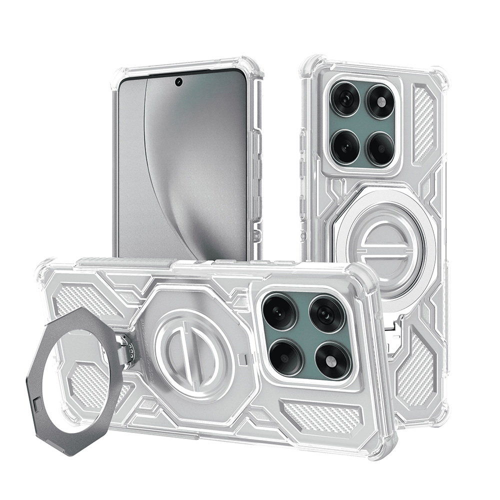Techsuit - Carbon Shield PRO - Motorola Edge 60 Pro - White Transparent KF2352861