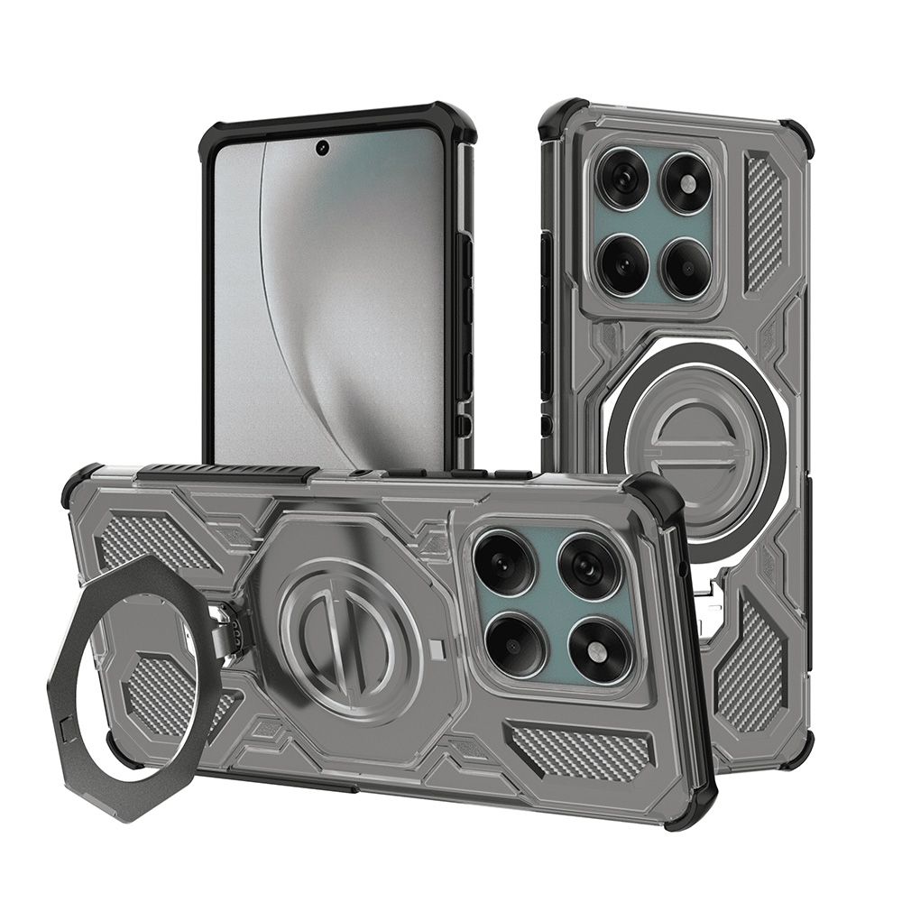 Techsuit - Carbon Shield PRO - Motorola Edge 60 Pro - Smoke Black KF2352864