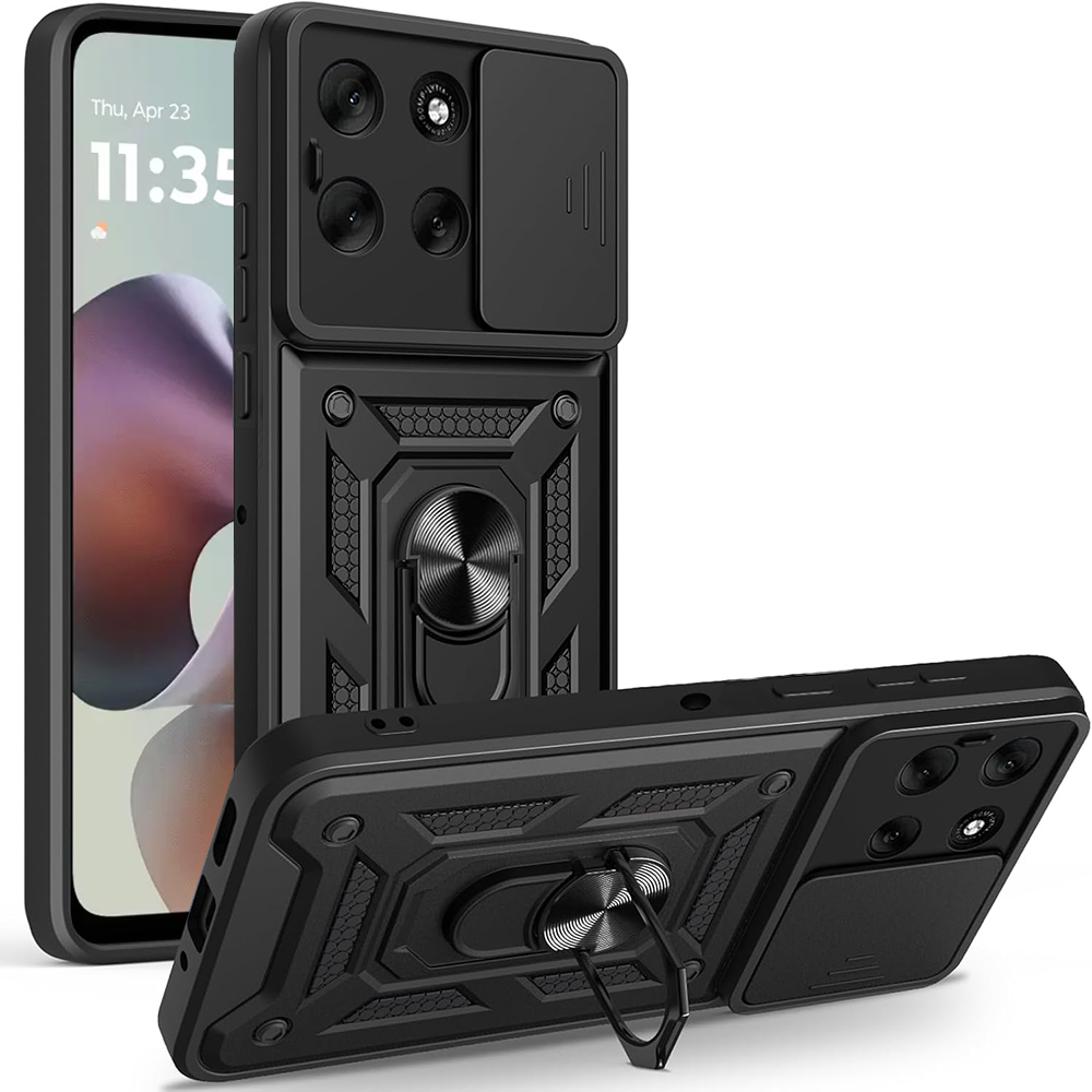 Techsuit - CamShield Series - Motorola Moto G56 - Black KF2353399