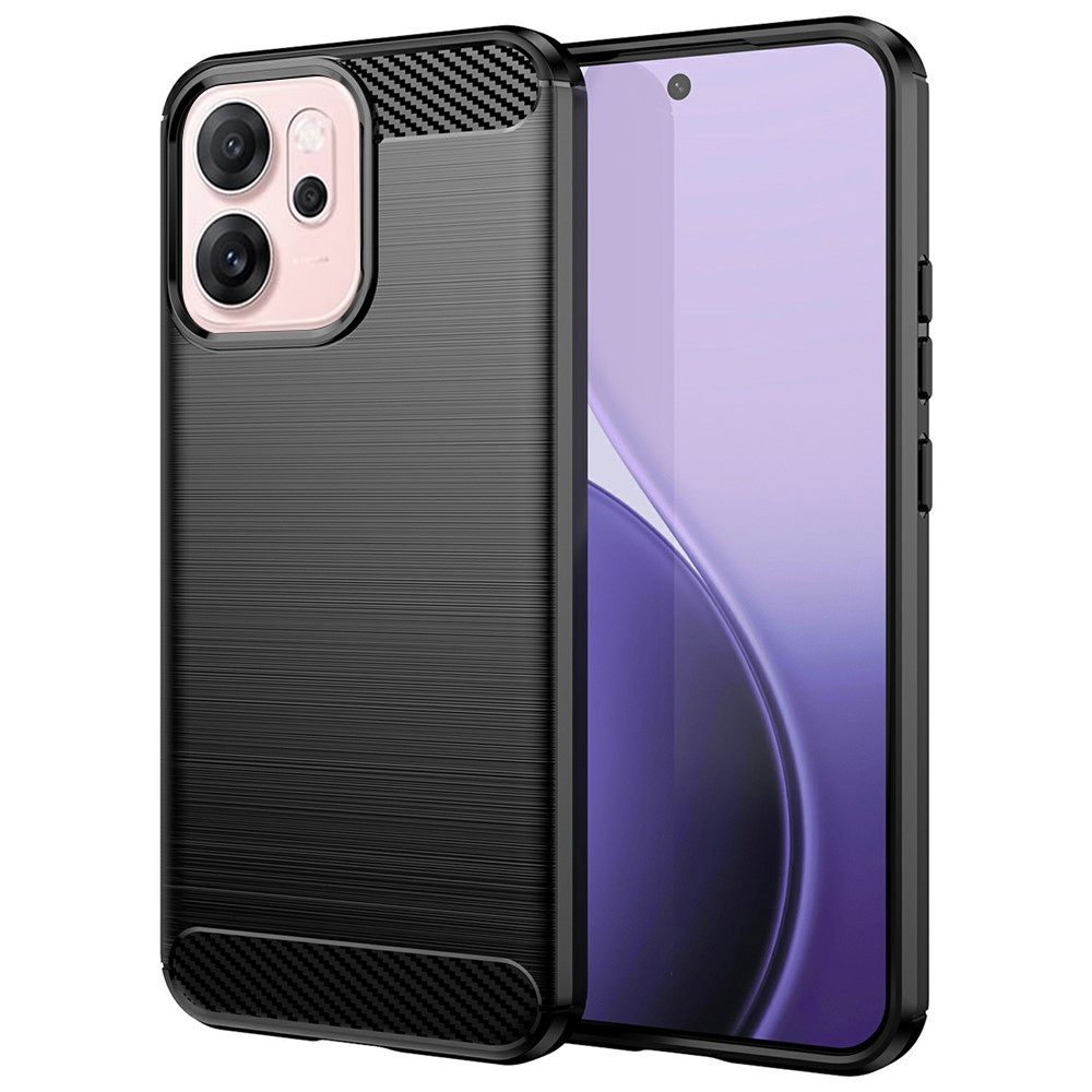 Techsuit - Carbon Silicone - Oppo Reno 14F - Black KF2351657