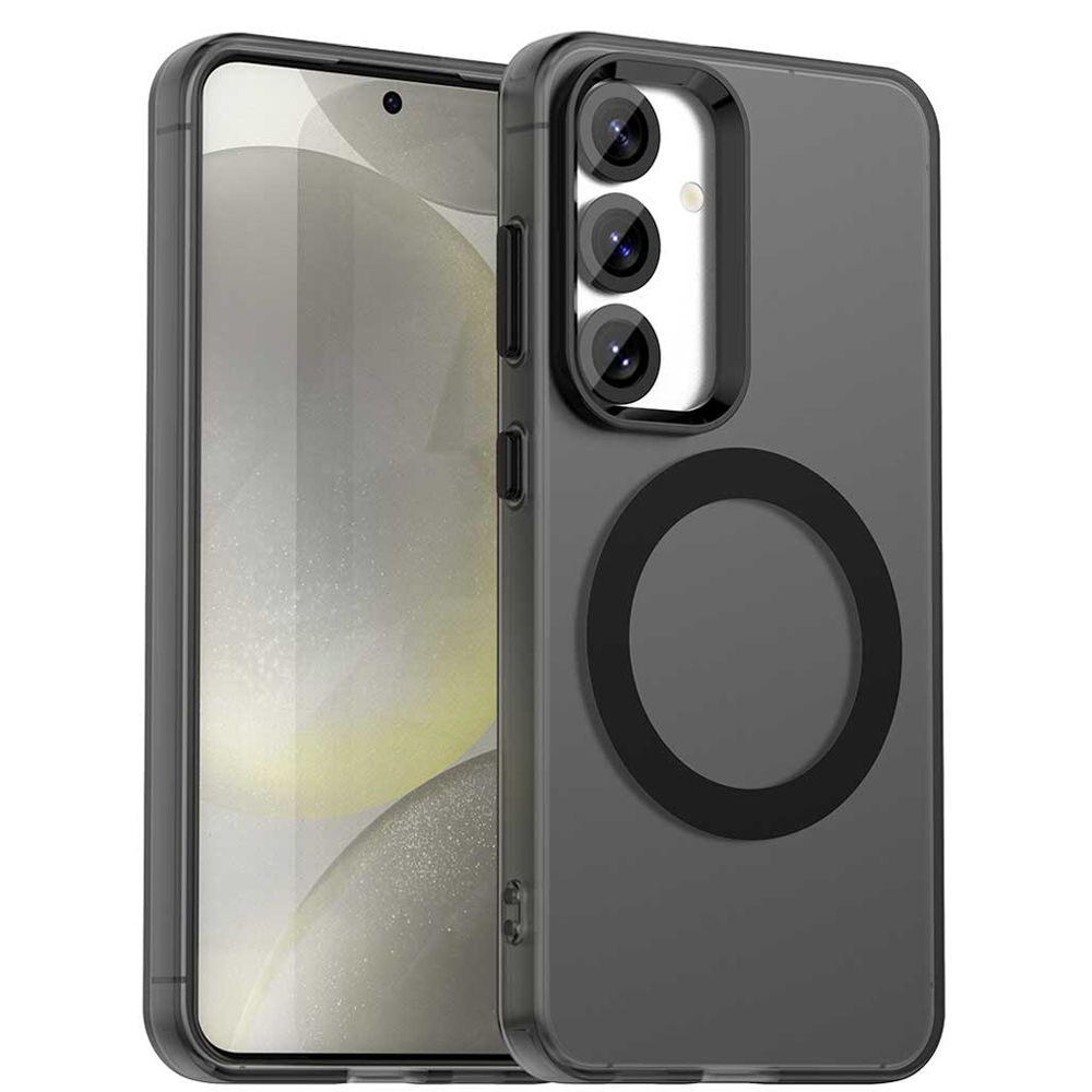 Techsuit – CandyCase MagSafe obal na Samsung Galaxy S25 – čierny KF2352441