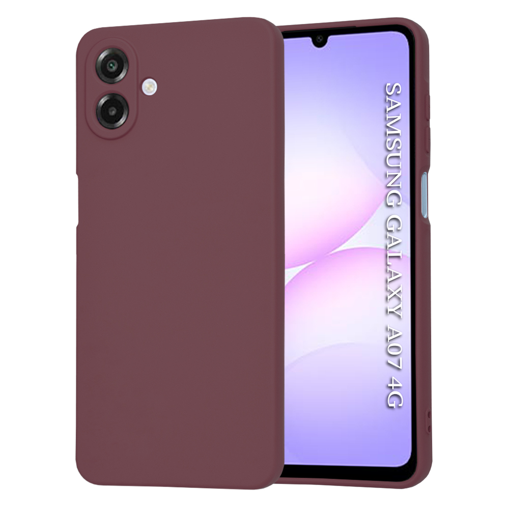 Techsuit - SoftFlex - Samsung Galaxy A07 4G - Plum Red KF2351677