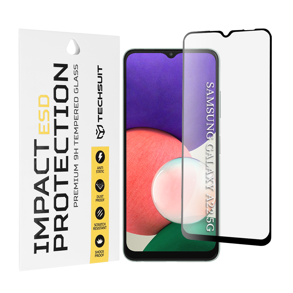 Techsuit - ESD Glass - Samsung Galaxy A22 5G - Black KF2354027