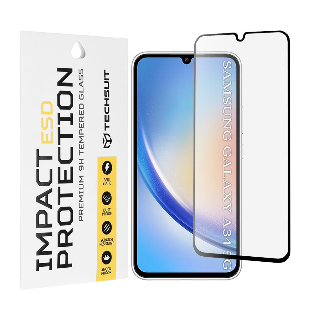 Techsuit - ESD Glass - Samsung Galaxy A34 5G - Black KF2354033