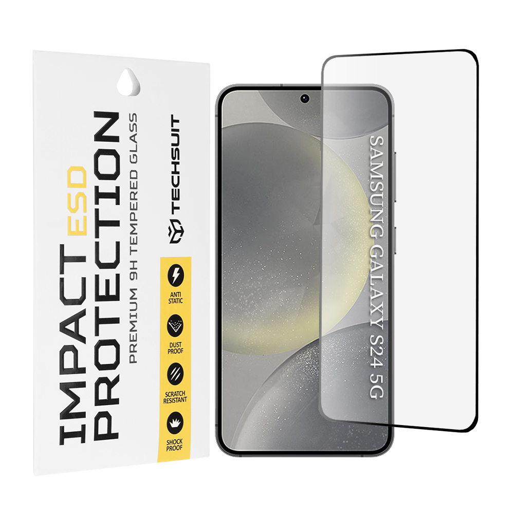 Techsuit - ESD Glass - Samsung Galaxy S24 - Black KF2354037