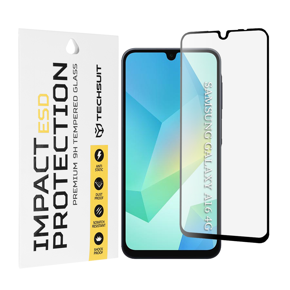 Techsuit - ESD Glass - Samsung Galaxy A16 4G / A16 5G - Black KF2354040