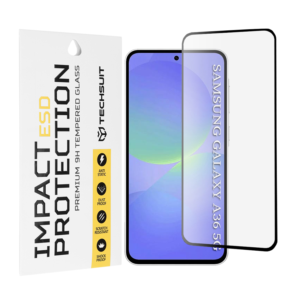 Techsuit - ESD Glass - Samsung Galaxy A36 5G / A56 5G - Black KF2354041