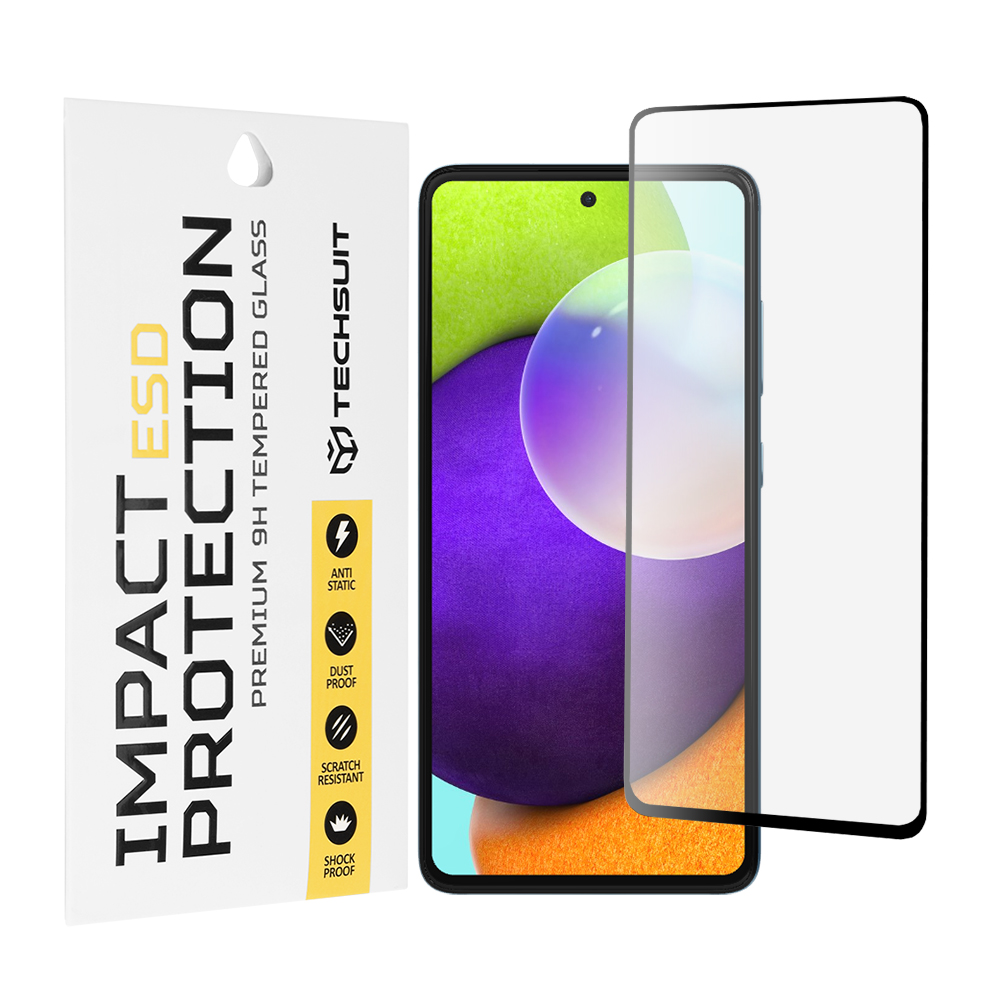 Techsuit - ESD Glass - Samsung Galaxy A52 4G / A52 5G / A52s 5G - Black KF2354046