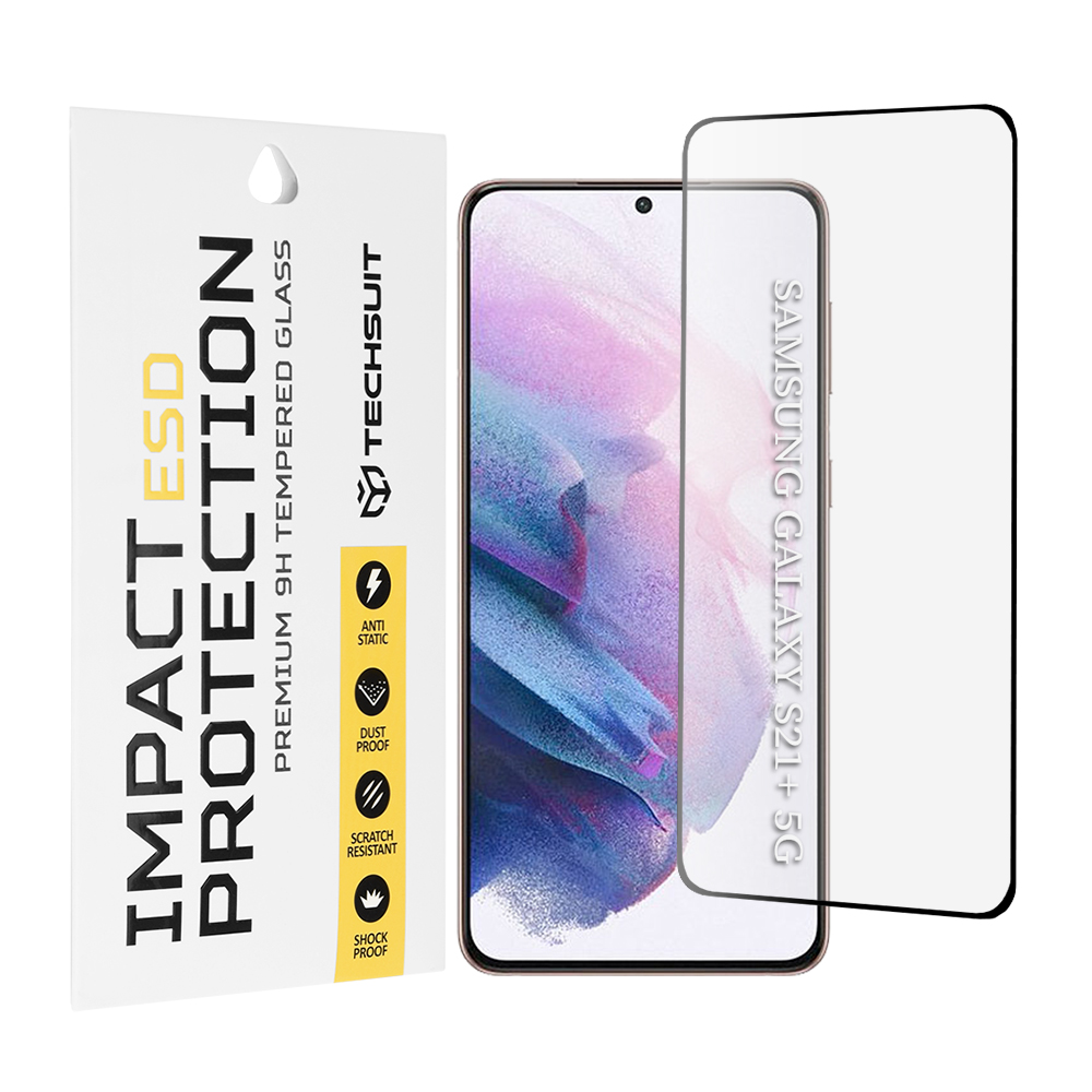 Techsuit - ESD Glass - Samsung Galaxy S21 Plus 5G - Black KF2354047