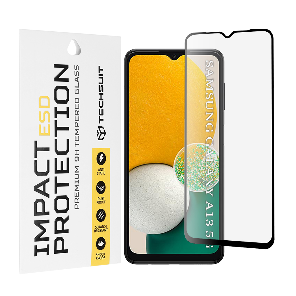 Techsuit - ESD Glass - Samsung Galaxy A13 5G / A04S / A04 - Black KF2354051